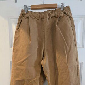 The Simple Folk - Size 4 - Elastic Waist Pants with pockets - 100% Cotton
